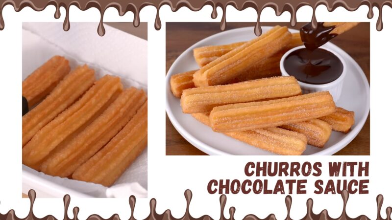 Churros with Chocolate Sauce