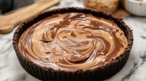 Assemble the Cheesecake - Chocolate Peanut Butter Cheesecake