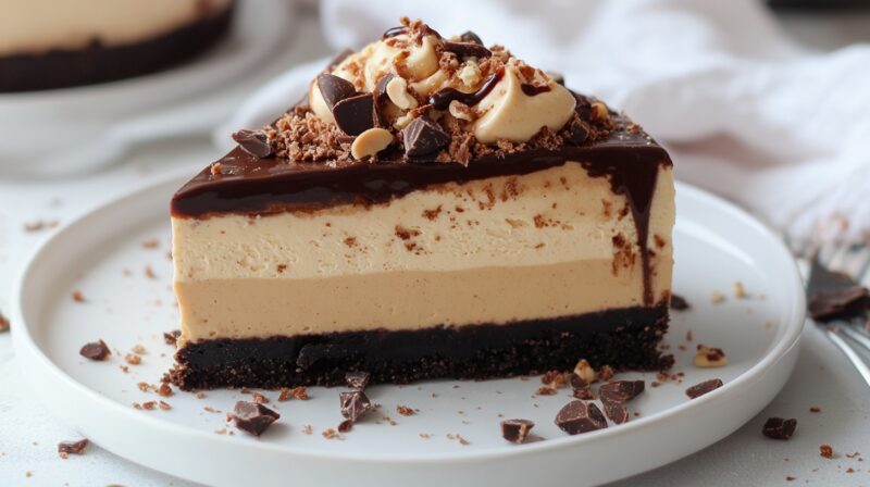 Step-by-Step Recipe Guide - Chocolate Peanut Butter Cheesecake